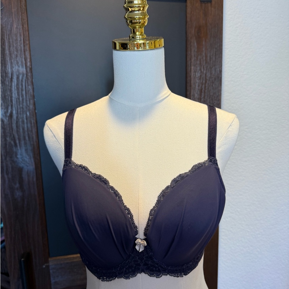 Victoria's Secret Deep Purple Lace Bra